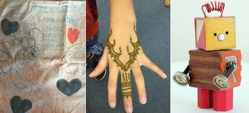 Post image for Crafternoons at the Library: Creative Pillowcases, Henna, Robot Sculptures, Macrame Keychains and many more