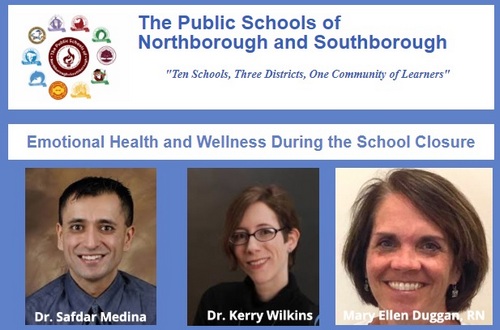 Post image for District offers advice on “Emotional Health and Wellness During the School Closure”