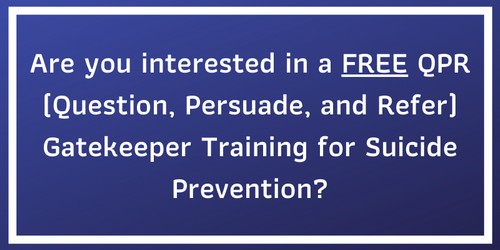Post image for Suicide Prevention Training: Quick, free, and on your schedule