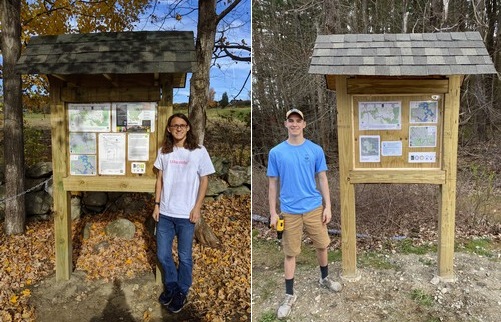 Post image for Scouts finish Trailhead kiosks