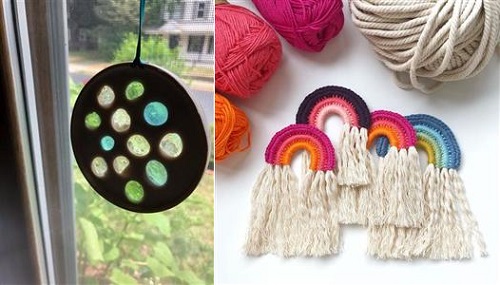 Post image for Virtual Crafternoons: Suncatchers and “Rainbows”