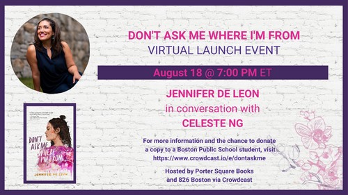 Post image for Southborough author writes about a teen straddling “worlds” in “Don’t Ask Me Where I’m From”