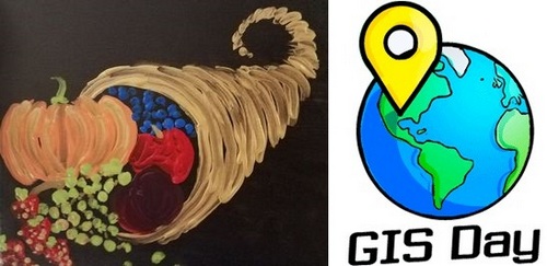 Post image for Events this week: GIS webinars, YA Cornucopia Paint Party, K-8 half days and more (Updated)