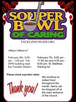 Souper Bowl of Caring flyer