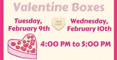Post image for Events this week: Valentine Boxes craft workshops, Special Ed during COVID-19 workshop, and Peace Parade of Thanks