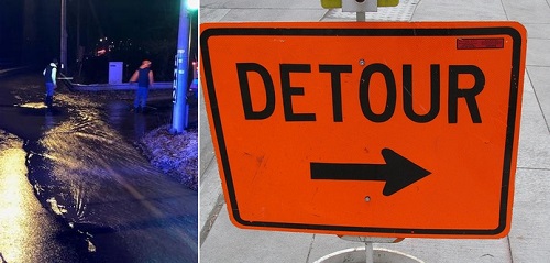 Post image for Two water main breaks: Closed sections of Boston Road and White Bagley Road (Updated)