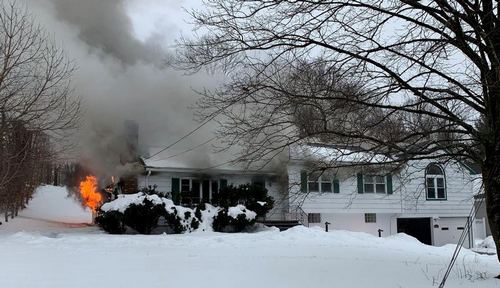 Post image for House Fire on Framingham Road yesterday afternoon (Updated)
