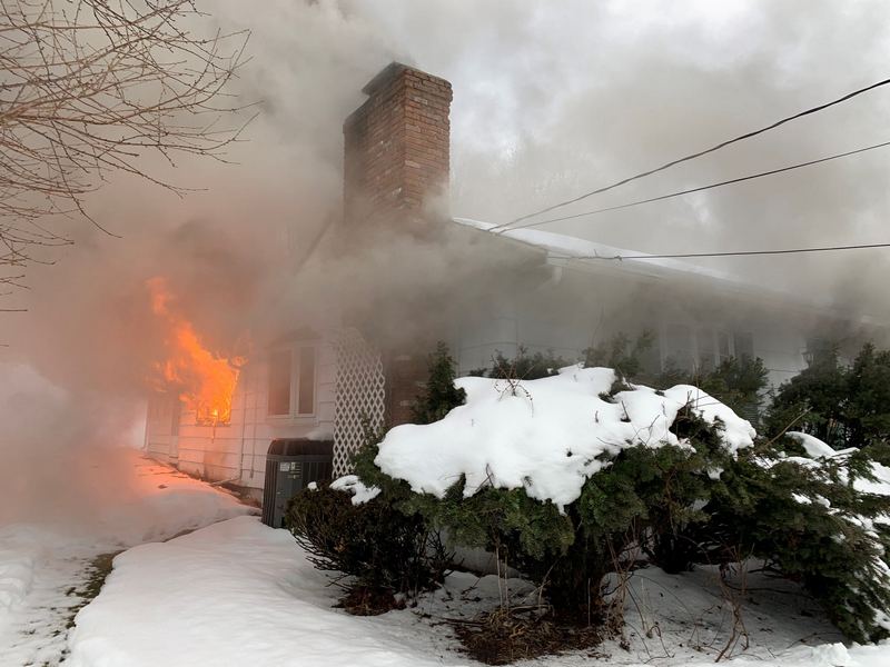 House Fire on Framingham Road yesterday afternoon (Updated)