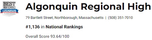 Post image for US News & World Report ranks ARHS #54 in state