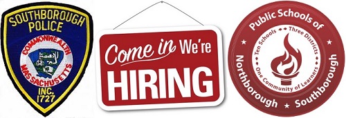 Post image for Southborough job listings: Police Officer & Distpatch; School District