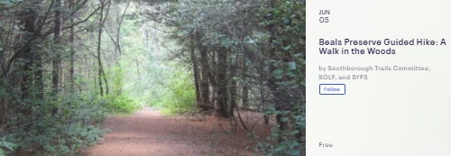 Post image for Register for a guided Walk in the Woods at Beals Preserve