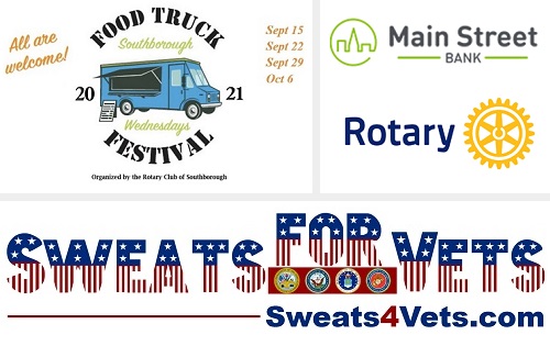 Post image for Rotary’s Food Truck Festival this fall will be collecting “Sweats For Vets”