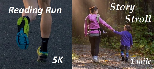 Post image for Virtual Reading Run & Story Stroll for the Library