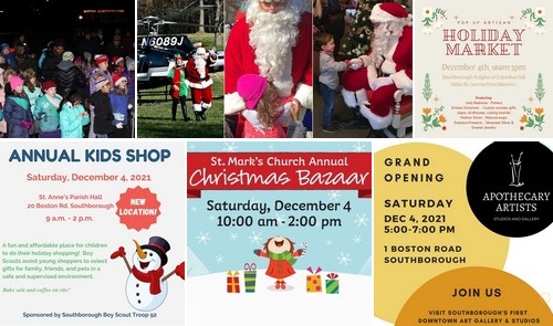 Post image for Weekend at a Glance: Santa Day, Gallery Opening and Holiday sales and festivities