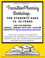 NSPAC Transition Planning flyer