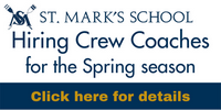 Hiring Crew Coaches for the Spring Season - St. Mark's School