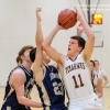 Ben Jachowicz (#11, ball), Jeff Svendsen (#23, c), Brent Johnson (#34, l)