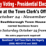 Thumbnail image for Election news: Tomorrow is deadline to register; Early voting begins Monday