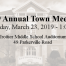 Thumbnail image for Annual Town Meeting: Save the date and view the Warrant (Updated)