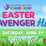 Thumbnail image for Kindergroup announcing Easter Scavenger Hunt for the “Golden Egg Raffle Basket”