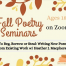Thumbnail image for Poetry Seminars over zoom this fall