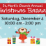 Thumbnail image for St. Mark’s Church’s annual Christmas Bazaar – Saturday