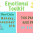 Thumbnail image for Library hosting Wellness Series’ “Emotional Toolk” workshop – Monday