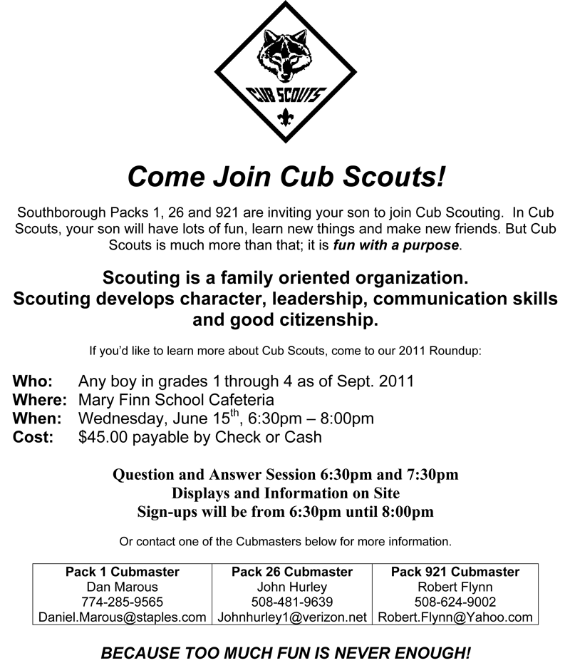 cub-scout-recruiting-event-on-wednesday-my-southborough
