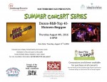 summer concert flyer - Dave Macklin Band