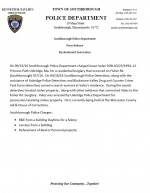 Southborough Police Department press release -  9/27/16