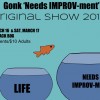 Gonk Needs IMPROV-ment 2018 flyer