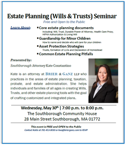 Estate Planning (Wills & Trusts) Seminar