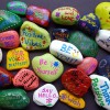 Kindness Rocks painted by Neary Students