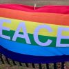 Candlelight Vigil peace banner from Facebook event