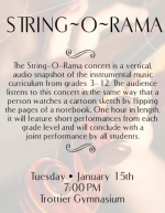 String-O-Rama concert flyer