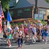 Girl Scouts on parade