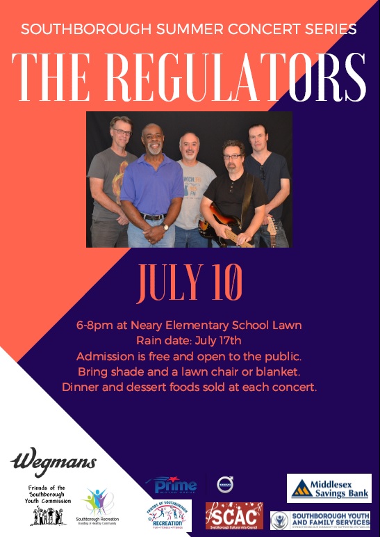 The Regulators at tonight's Summer Concert My Southborough