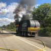 Truck Fire from SFD on Facebook