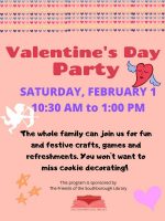 Southborough Library Valentine's party