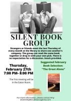 silent book group flyer