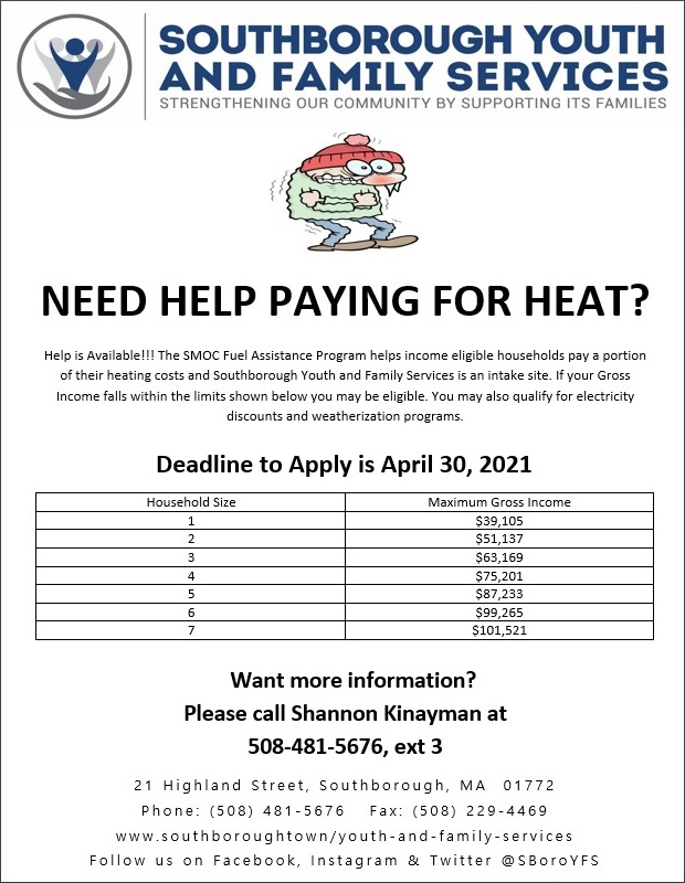 Apply for the Fuel Assistance Program My Southborough