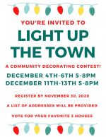 Light Up the Town flyer