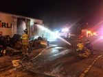 Trailer blaze on 495 - posted by SFD