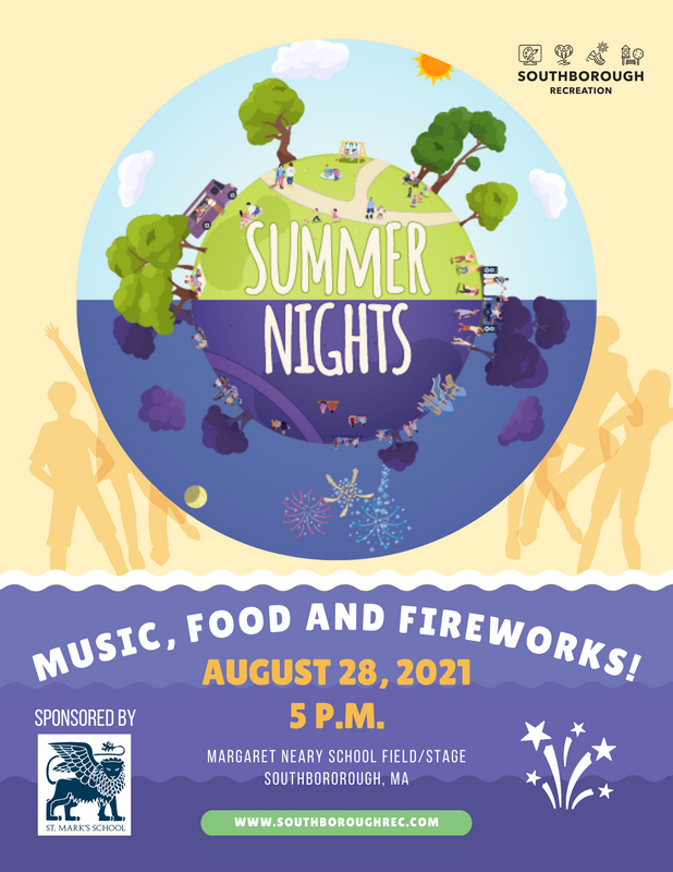 Summer Nights Save the date for live music, food trucks and fireworks