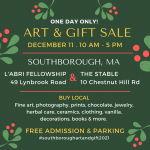Art & Gift Sale flyer