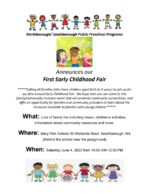 NSBORO Early childhood fair flyer