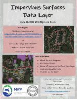 impervious surfaces Data Layer webinar flyer