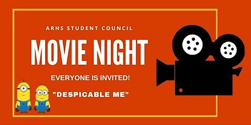 ARHS Community movie night cover