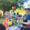 Balloon twisting offered by Southborough Community Fund (by Beth Melo)