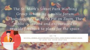 St Mark's Park St Working Group forum invite